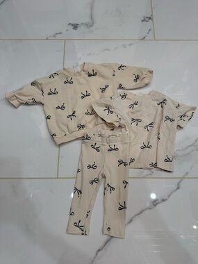 H&M 3 piece bow set